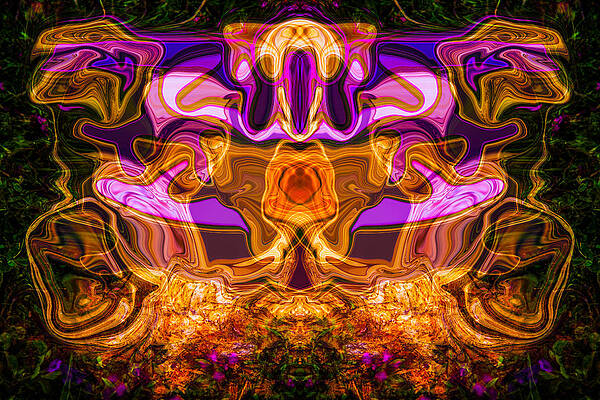 Wall Art featuring the painting Warrior Chicken by Omaste Witkowski