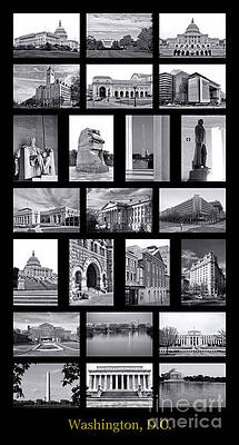 Landmarks of Washington D.C. Photograph