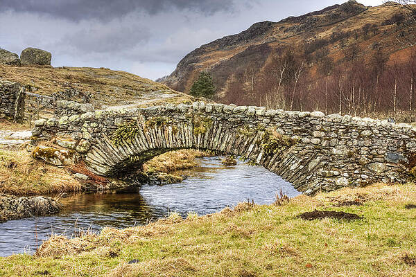 Architecture Wall Art featuring the photograph Watendlath Pack Horse Bridge by Sue Leonard