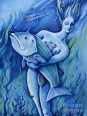 Wall Art featuring the painting Water by Valerie White