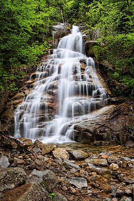 Mountain Wall Art featuring the photograph Waterfall In The Clouds by Jeff Sinon
