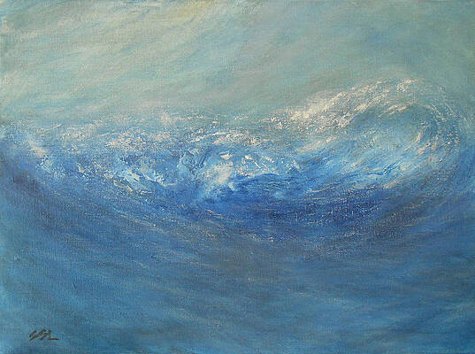 Wave Painting - Wave Surge 2 by Jane See