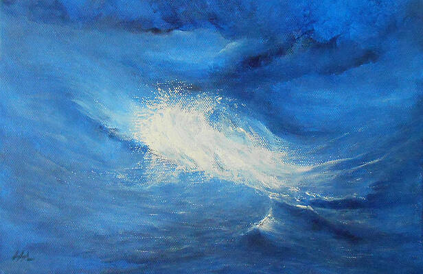 Wave Painting - Wave Surge by Jane See