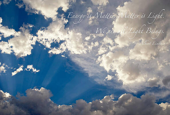 Mary Lee Photograph - We Are All Light Beings by Mary Lee Dereske