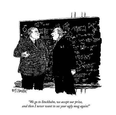 Laboratory Drawing - We Go To Stockholm by William Hamilton