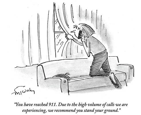 Ground Drawing - We Recommend You Stand Your Guard by Mike Twohy