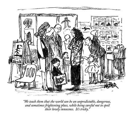 Teacher Drawing - We Teach Them That The World Can Be An by Robert Weber