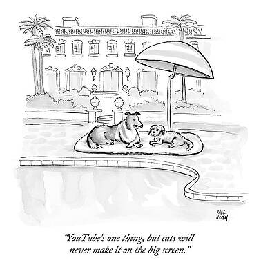 Dogs by the Poolside Wall Art