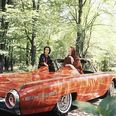 Wendy Vanderbilt in 1960s Convertible Photograph