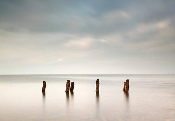 Minimalist Wall Art featuring the photograph West Coast Seascape by Grant Glendinning