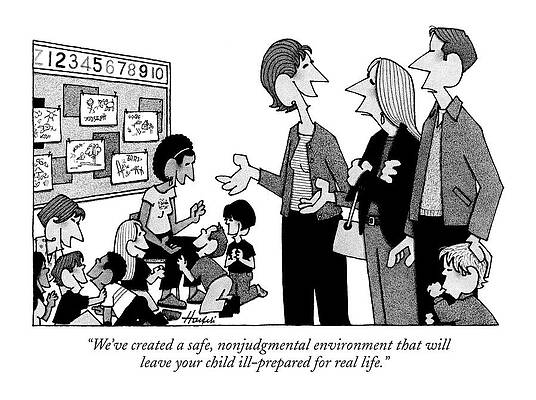 Teacher Drawing - We've Created A Safe by William Haefeli