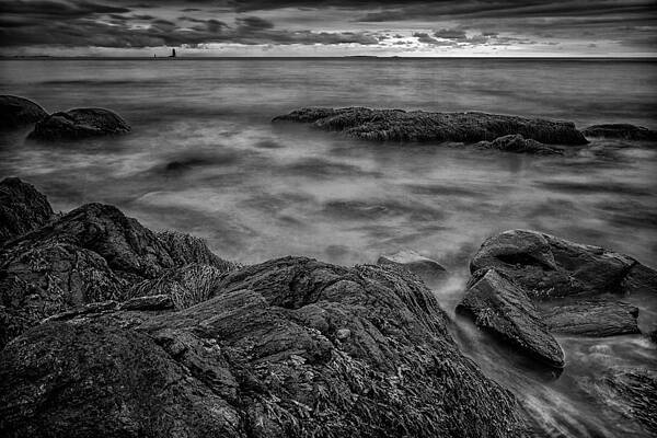 Wall Art featuring the photograph Whaleback Light At Sunrise- 3381 by Jeff Sinon