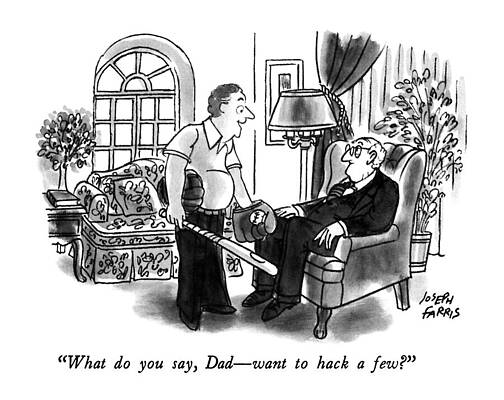 Bat Wall Art featuring the drawing What Do You Say by Joseph Farris