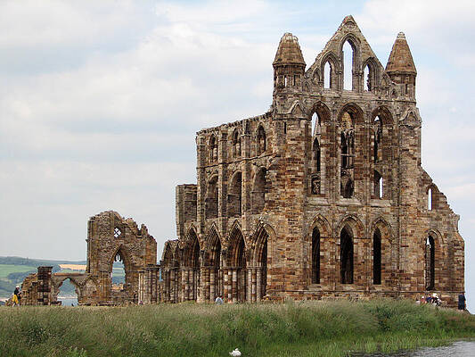 Architecture Wall Art featuring the photograph Whitby Abbey by Sue Leonard