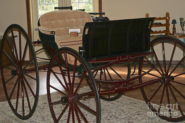 Spring Wall Art featuring the photograph White Spring Carriage by William Norton