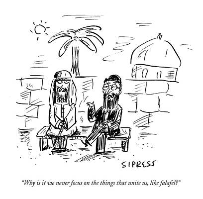 Two Men Discussing Unity Wall Art