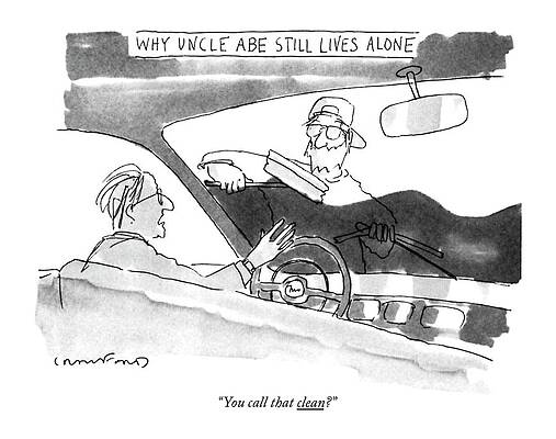 Alone Drawing - Why Uncle Abe Still Lives Alone
You Call That by Michael Crawford