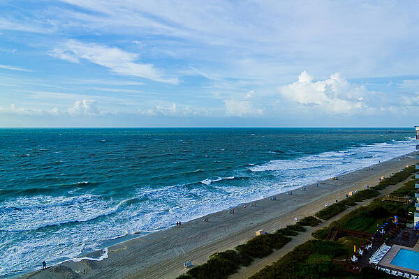 Water Photograph - Wide Beach by Jonny D