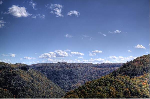 Tree Wall Art featuring the photograph Wide Shot Of Tree Covered Hills by Jonny D