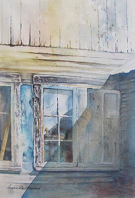 Wall Art featuring the painting Windows by Amanda Amend