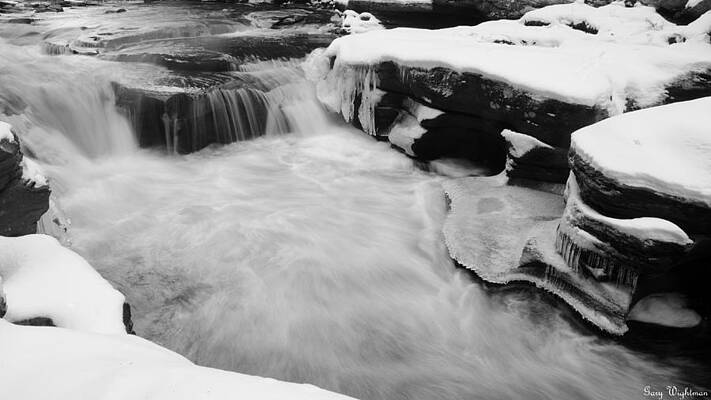 Wall Art featuring the photograph Winter Stream by Gary Wightman