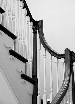 Historical Wall Art featuring the photograph Winterthur - Cottage Stairs by Richard Reeve