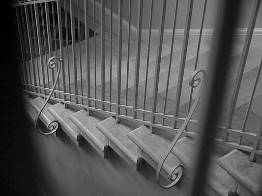 Historical Wall Art featuring the photograph Winterthur - Marble Stairs by Richard Reeve