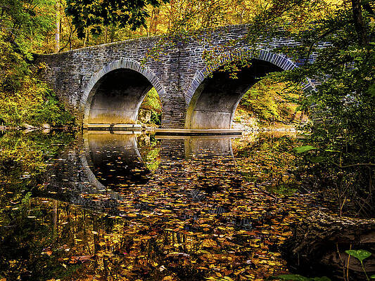 Wissahickon park Bridge by Louis Dallara