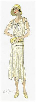 Nineteenth Century Wall Art featuring the digital art Woman Wearing A Dress By Redfern by David