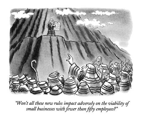 Moses Presents New Rules Wall Art