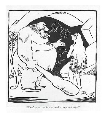 Sexy Drawing - Won't You Step In by Rea Irvin