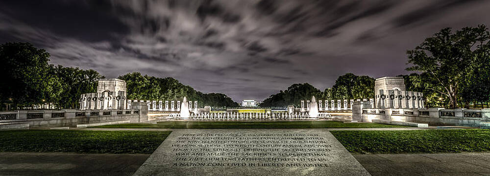 Majestic Night View of Memorial Photograph