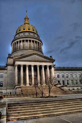 West Virginia Photograph - WV Capital Building 2 by Jonny D