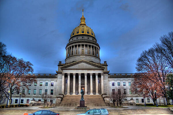 West Virginia Photograph - WV Capital Building by Jonny D