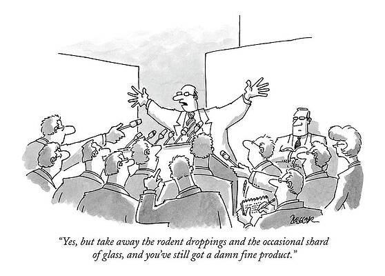 Press Conference Humor Wall Art