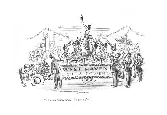 Celebration Drawing - You Can Relax by Leonard Dove