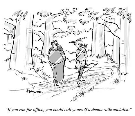 Europe Drawing - You Could Call Yourself A Democratic Socialist by Kaamran Hafeez