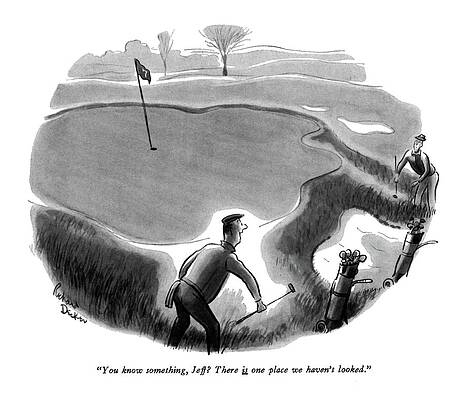 Green Drawing - You Know Something by Richard Decker