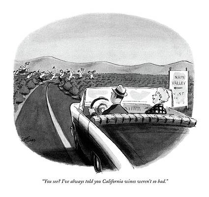 Driving Through Napa Valley Wall Art