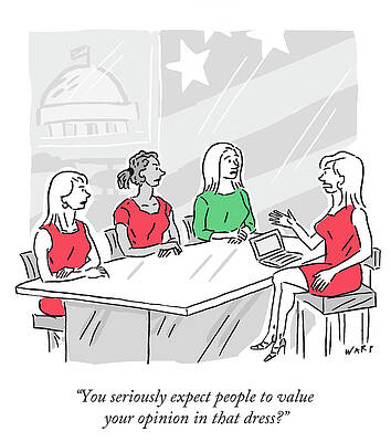 Contrast Wall Art featuring the drawing You Seriously Expect People To Value Your Opinion by Kim Warp