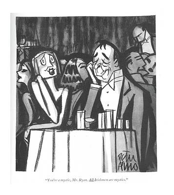 Sexy Drawing - You're A Mystic by Peter Arno