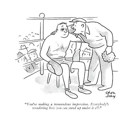 Round Drawing - You're Making A Tremendous Impression by Chon Day