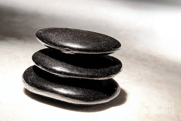 Wall Art featuring the photograph Zen Stones by Olivier Le Queinec