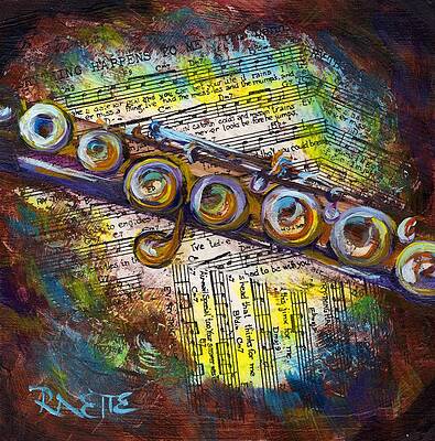 Wall Art featuring the painting Everything Happens To Me by Raette Meredith