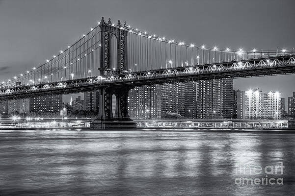 Wall Art featuring the photograph Manhattan Bridge II by Clarence Holmes