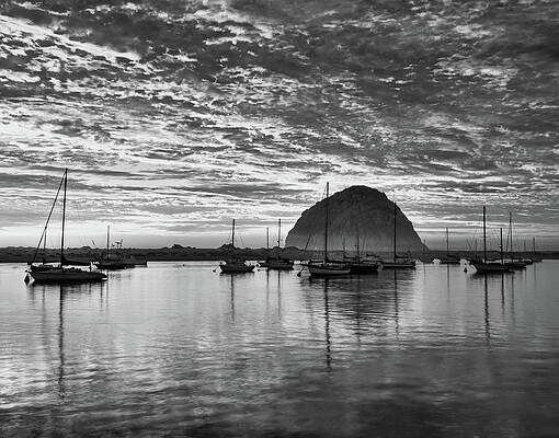 Sea Photograph - Morro Bay On Fire #1 by Beth Sargent