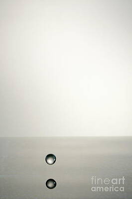 Wall Art featuring the photograph Splashing Water Droplet #10 by Sami Sarkis Photography