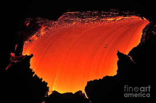 Wall Art featuring the photograph River Of Molten Lava #9 by Sami Sarkis Photography