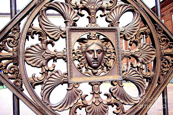 Italy Wall Art featuring the photograph Ancient Mask - Royal Palace At Turin by Roche Fine Art