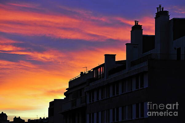 City Photograph - Buildings At Sunrise by Sami Sarkis Photography